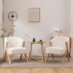 W60*D68*H77CM Modern Living Room Furniture Lounge Chair KD Wooden Sofa Chair