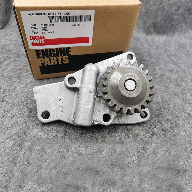 KOMATSU PC200 6D95 Engine Excavator Oil Pump 6209-51-1201 Suitable for Customer Requirements