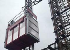 China 2700kg Construction Twin Cage Passenger Hoist Man Lift 36m/Min factory
