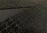 Alligator Pattern Dark Brown Velvet Material 250GSM Taped Super Soft