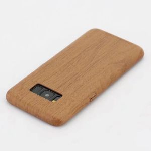for samsung galaxy s8 Retro Wood Grain pattern soft TPU PU back phone case