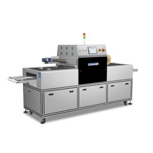 China Skin MAP Tray Sealing Machine Automatic Meat Sea Food Vacuum Tray Sealer factory