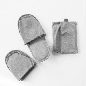 China Portable Fold Up Flip Flops , Closed Toe Flat Sandals Spa Hotel Slides For Guest Room factory