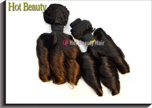 China 8 Inch - 18 Inch Funmi Ombre Human Hair Extensions Grade 6A 110g / Piece factory