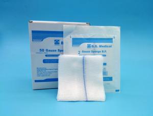 China Medical Disposable Cotton Gauze Swab , Sterile Gauze Swab With X - Ray factory