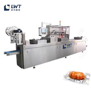 China Sausage Bag Production Line Automatic Stretch Film Vacuum Packaging Machine factory