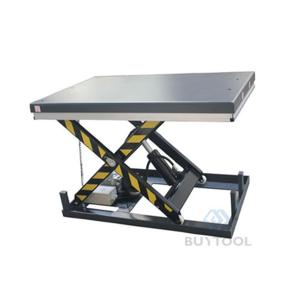 China Industrial Small Electric Scissor Lift Table Industrial 1700x850mm Maximum Height 50&quot; factory