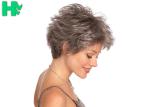 Sheath Synthetic Tanny Short Hair Wig Adjustable Cap Size