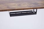 710mm Dual Motor Brown Wooden Electric Desktop Top Lifting Desk for Ergonomic