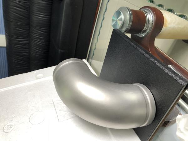 Stainless Steel Grooved Elbow , 90 Degree Metal Elbow Sand Blasting Surface