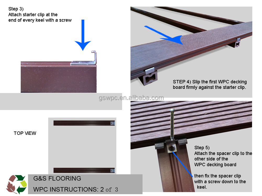 Swimming Pool Wpc Decking Tiles Waterproof Flooring Solid Core Composite Decking
