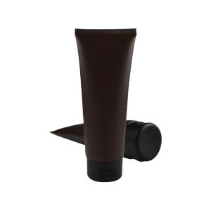 China Cosmetic Packaging Tubes Sample Face Wash Lotion Tube Manufacturer squeeze pe Plastic black Tube 30g40g60g80g100g120g factory