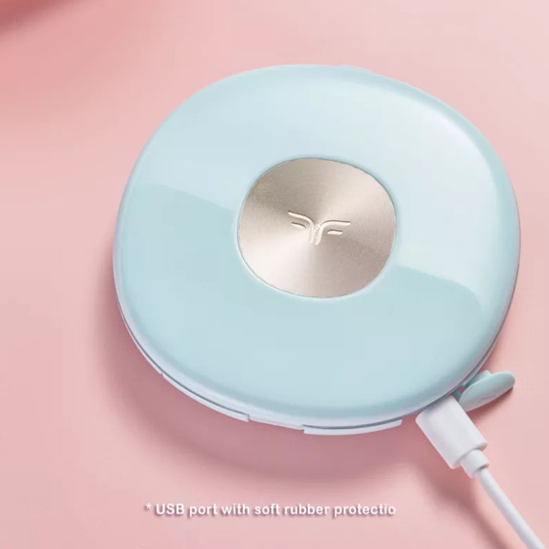 Upscale Thin Makeup Mirror 1X/3X Glossy LED Light Compact Mirror Light USB Rechargeable