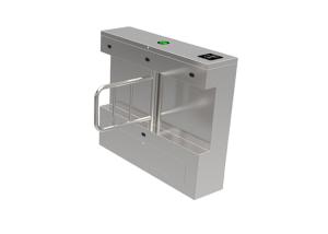 China QR Code 10mA SS304 Security Swing Barrier Gate For Lobby on sale