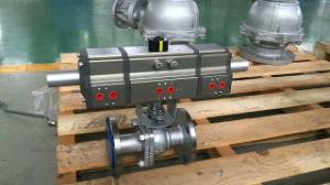 China single acting pneumatic valve actuator 3 position pneumatic actuator factory