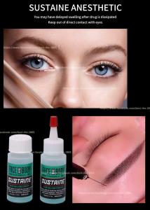 China Green Sustaine Numbing Gel 35ML Anti Allergy Anesthetic Gel For Tattoo factory