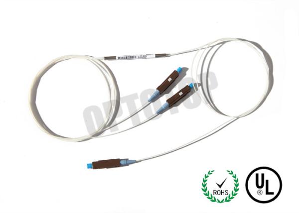 China 980 & 1550 nm 0.5 m Single Mode WDM High Isolation With 1 X 2 Configuration MU / UPC factory