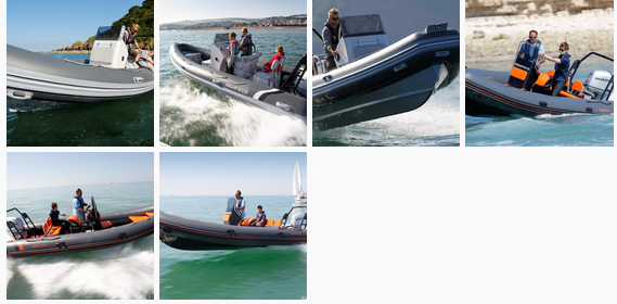 Durable Luxury Aluminum Rib Boat 216 Cm Width Impermeable Heavy Duty Deep - V Alloy Hull