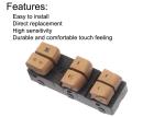 Auto Power window switch Front Left Single row cream-colored for Hyundai Elantra
