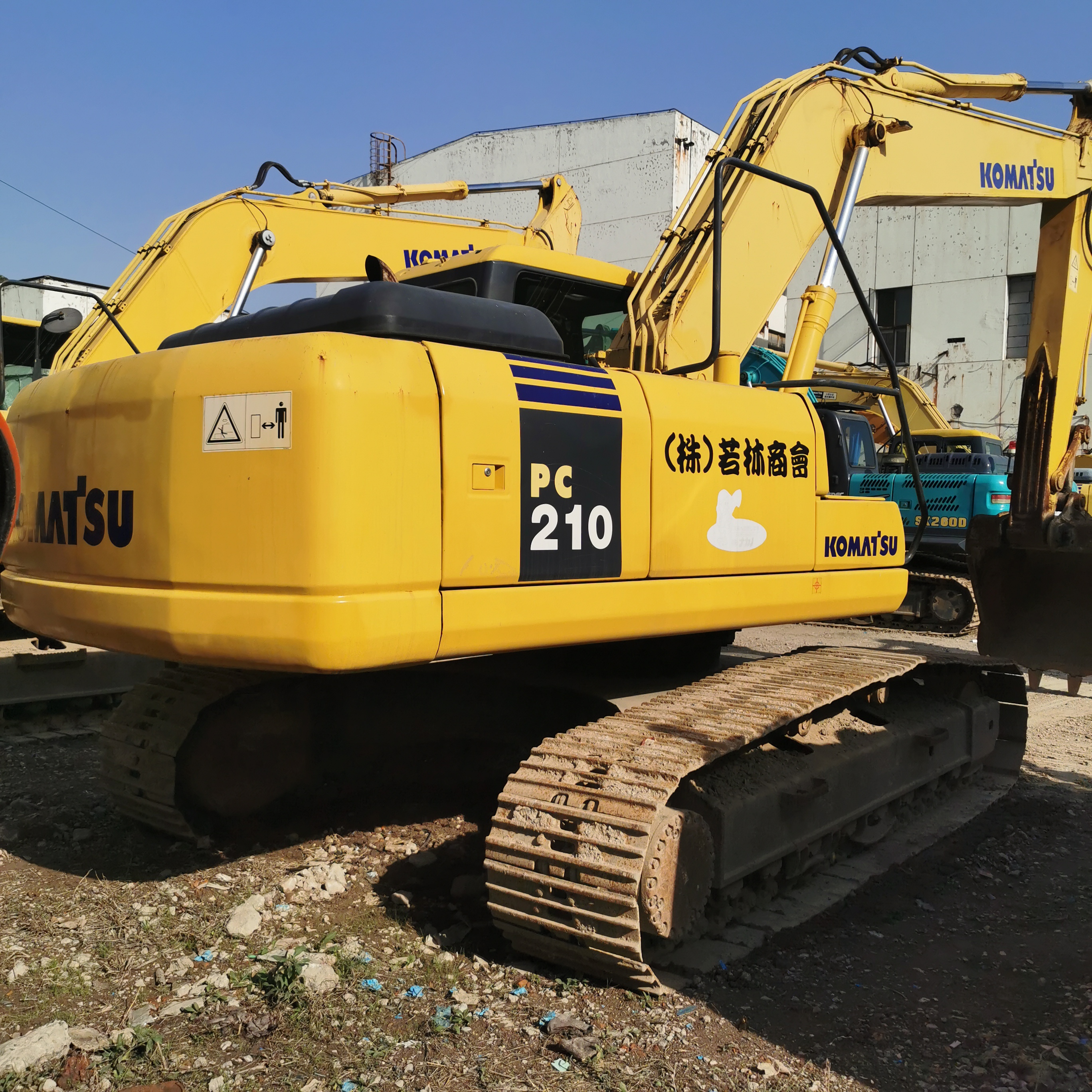 0-2000 Working Hours PC210 Kumatsu Excavator Machine with Original Hydraulic Valve