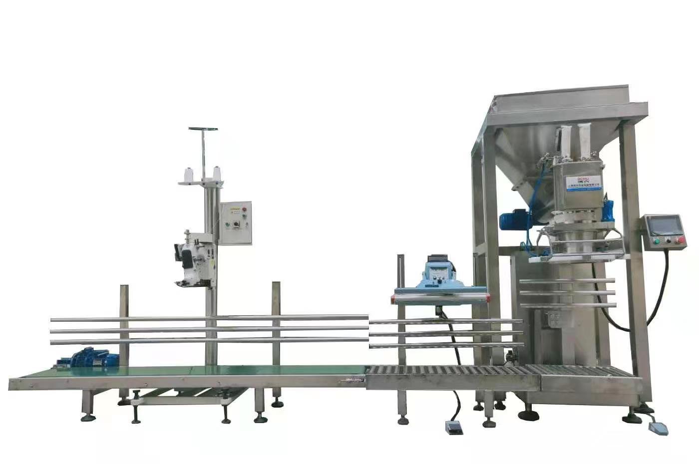 China Semi Automatic Auger Powder Filling Machine 5-25kg 10-50kg factory