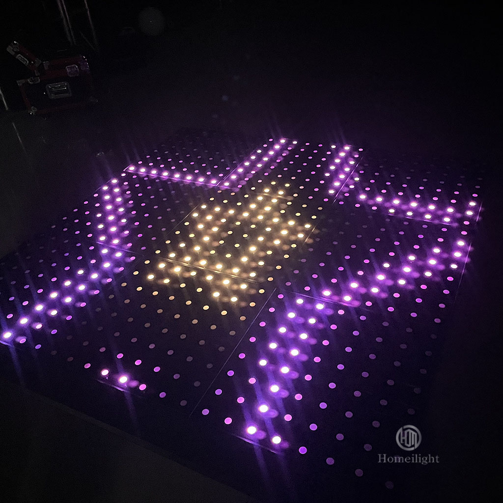 Portable LED Video Dance Floor for Party Night Club Stage Church SMD5050 RGB 3 in 1
