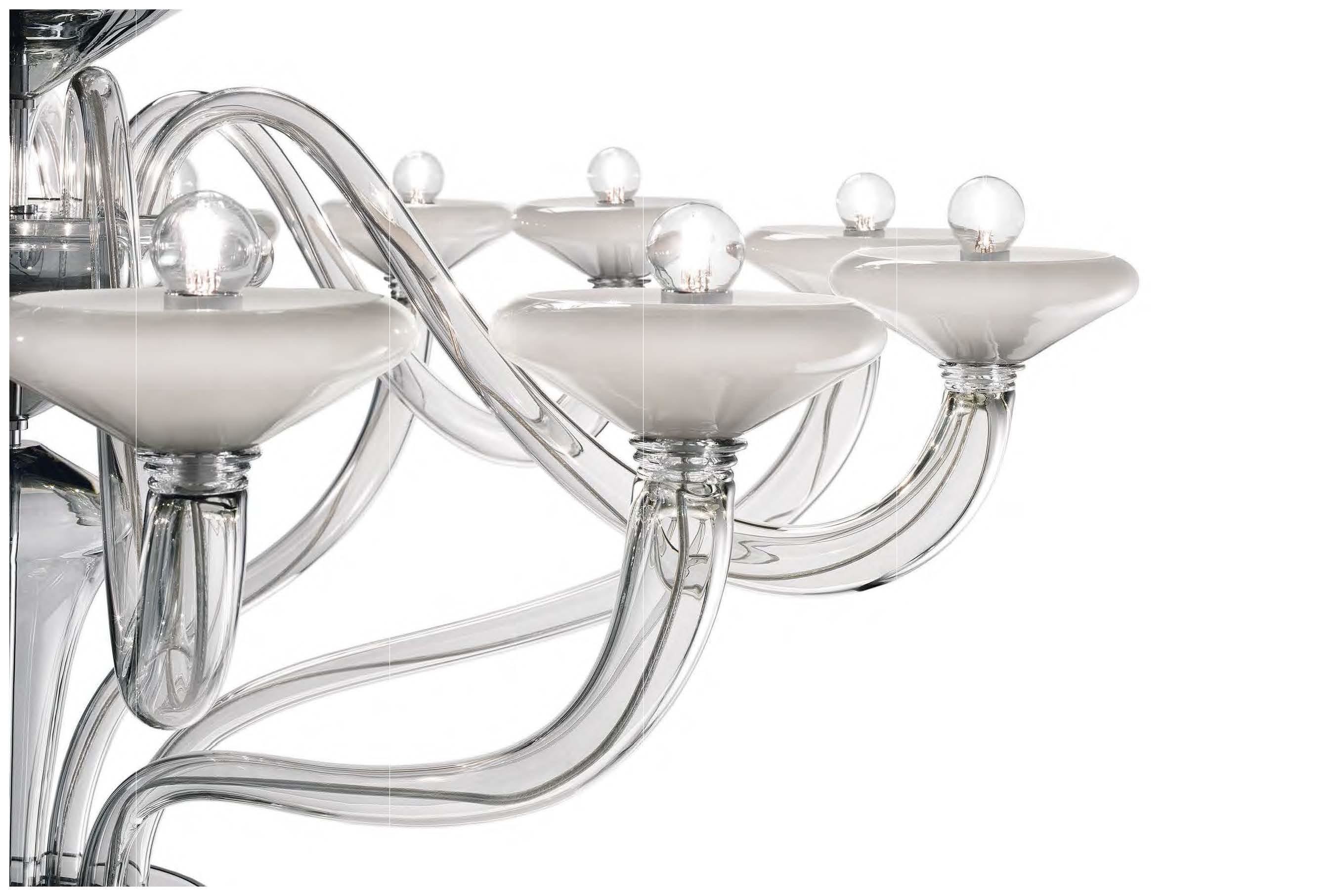 3000-6000K Custom Chandeliers With Clear Glass Shades Various Sizes Available
