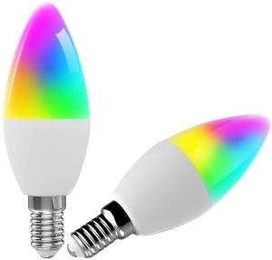 China AC100V Tuya Smart WiFi LED Light Candle Smart Wifi Bulb 300 Luminous factory