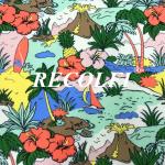 Digital Print Plastic Recycled Fabric , High End Athletic Wear Fabric