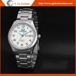 010A Day Date Function Stainless Steel Watch for Business Man Sports Watch