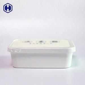 China Hot Food Square Plastic Food Containers Customized In Mould Labeling factory