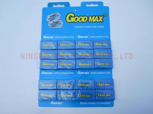 China Medical Stainless Steel Shaving Blades , Iso Approved Double Sided Shaving Blades factory