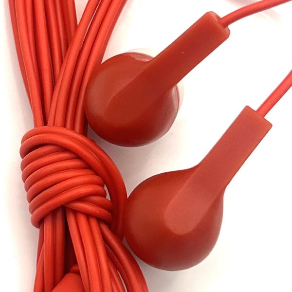 3.5mm Plug Audio Earphones Durable Wired Earphone Multi Colors Ear Buds with Frequency Range 000 Hz and Customized Length