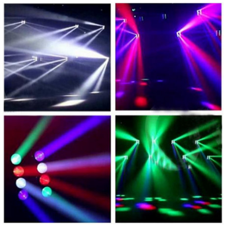 150W 8x10w Rgbw Beam Spider Moving Head Light , Dj Spider Lights White Color