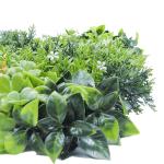 Decoration 30mm Artificial Green Walls Hedge Greenery Panels