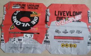 China Waterproof 2 Ply Paper Bags Customized 20kg Cement Bags 90gsm With Printing factory