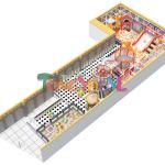 Orange Indoor Commercial Playground Equipment Fantasy Theme Soft Play Playground