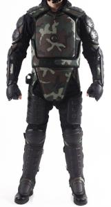 China Camouflage riot control gear of Police Protective Fullbody Soft Anti Riot Suit factory
