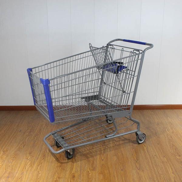 240L Convenience Store China Grocery Carts American style Supermarket Shopping