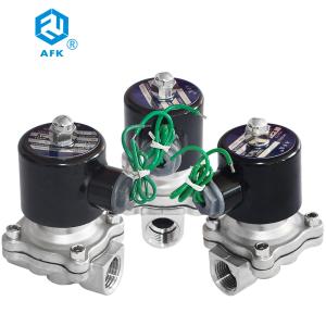 China AC380V Diaphragm Stainless Steel Solenoid Valve Pilot Operating factory