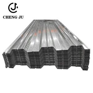 China Metal Building Material Cold Rolled Galvanized Corrugated Metal Floor Decking factory