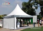 Commercial Advertising White Color Gazebo Tent Flexible Movable Fixing For Trade