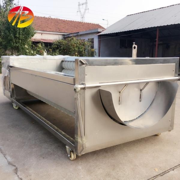Industrial Brush Vegetable Potato Carrot Washing Peeling Cleaning Machine for