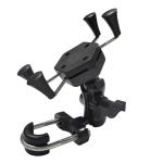 CE Waterproof X Claw Motorcycle Phone Mount 360d Rotable 0.45KG