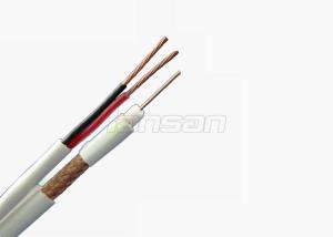 China Copper Clad Aluminum Power Line Coaxial TV Cable OEM / ODM CE Approved factory