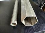 ISO 0.5mm Mill Stainless Steel Welded Pipe Hex Tube 304H