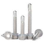 1 1/4 3.5 Stainless Steel SS410 Hexagon Head Hex Self Drilling Tek Screw For