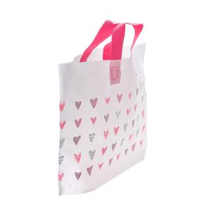 China Custom Printed Reusable Grocery Bags , Plastic Tote Shopping Bags factory