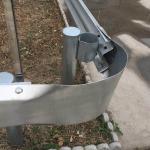 Stainless Steel Guardrail Buffer Terminal End for Traffic Road Barrier at