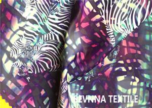 China Digital Printing Recycled Swimwear Fabric 225gsm-230gsm With Animal Patterns factory
